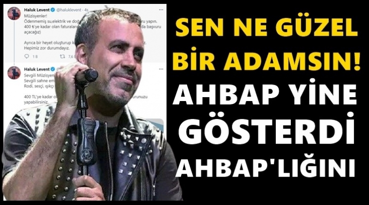 M&uuml;zisyenlere Haluk Levent sahip &ccedil;ıktı!