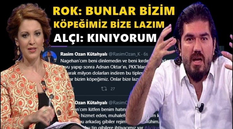Nagehan Al&ccedil;ı ve eşi ROK Twitter'da kapıştı!..