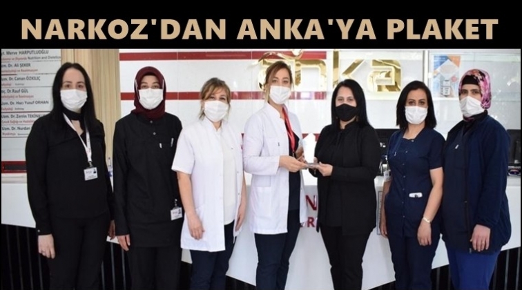 NARKOZ&rsquo;dan ANKA&rsquo;ya plaket...