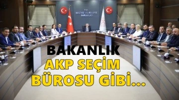 Nebati, Bakanlığı AKP'nin se&ccedil;im ofisi gibi kullandı!