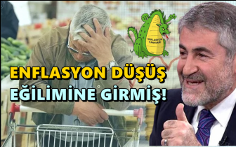 Nebati: Enflasyon d&uuml;ş&uuml;ş eğilimine girmiştir!