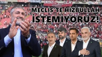 Nebati'ye şok: Meclis'te Hizbullah istemiyoruz...