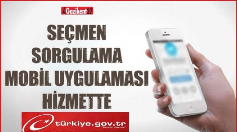 &lsquo;Nerede oy kullanacağım? sorusuna mobil yanıt
