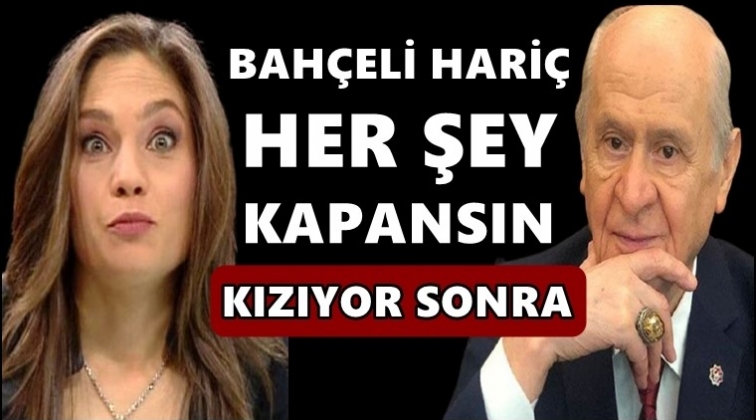 Nevşin Meng&uuml;&rsquo;den Bah&ccedil;eli&rsquo;yi kızdıracak tweet...