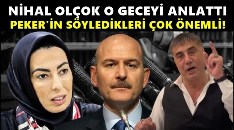 Nihal Ol&ccedil;ok'tan, Soylu, Peker, 15 Temmuz a&ccedil;ıklaması