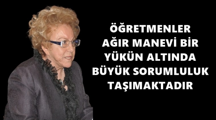 N&uuml;ket Ersoy&rsquo;dan &Ouml;ğretmenler G&uuml;n&uuml; mesajı