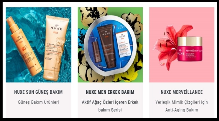 Nuxe Cilt Bakım ve Makyaj &Uuml;r&uuml;nleri