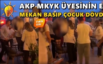 O AKP'linin eşi mekan basıp &ccedil;ocukları d&ouml;vd&uuml;!