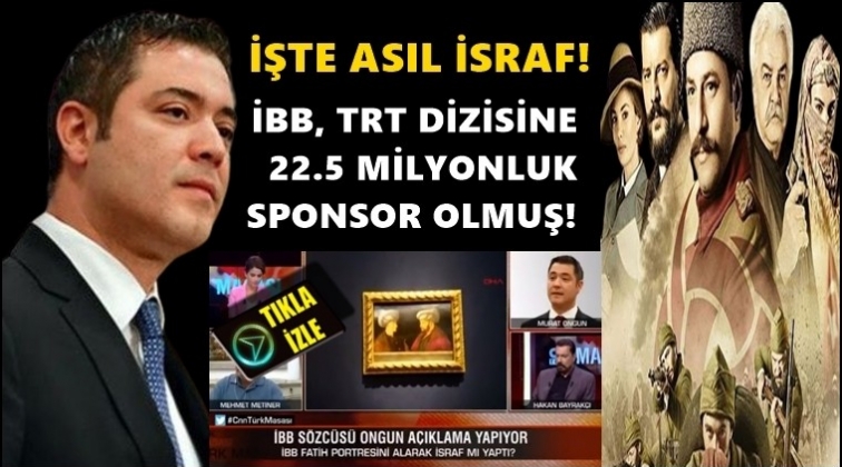 O diziye 22.5 milyon liralık israf!..