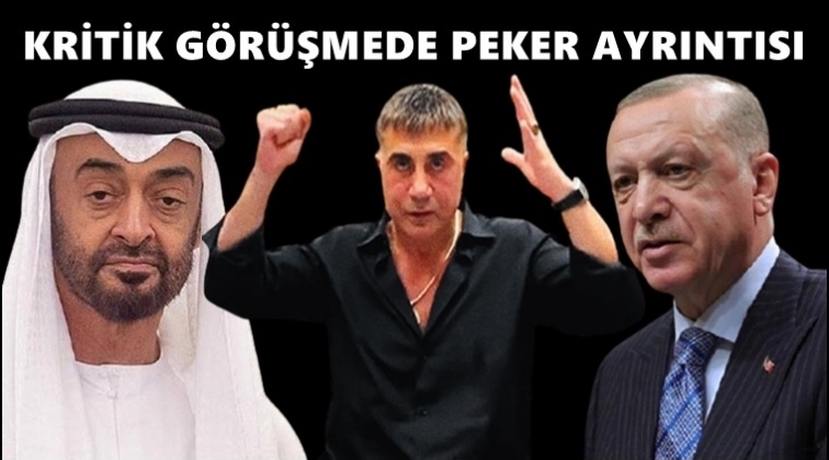 O g&ouml;r&uuml;şmedeki Sedat Peker ayrıntısı...
