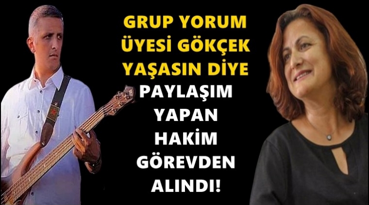O hakim g&ouml;revden uzaklaştırıldı!