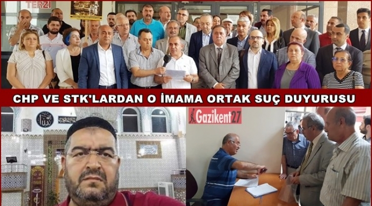 O imam hakkında su&ccedil; duyurusu
