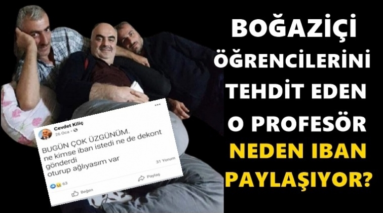 O profes&ouml;r neden s&uuml;rekli IBAN paylaşıyor?