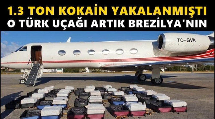 O Türk uçağı uçak artık Brezilya polisinin!