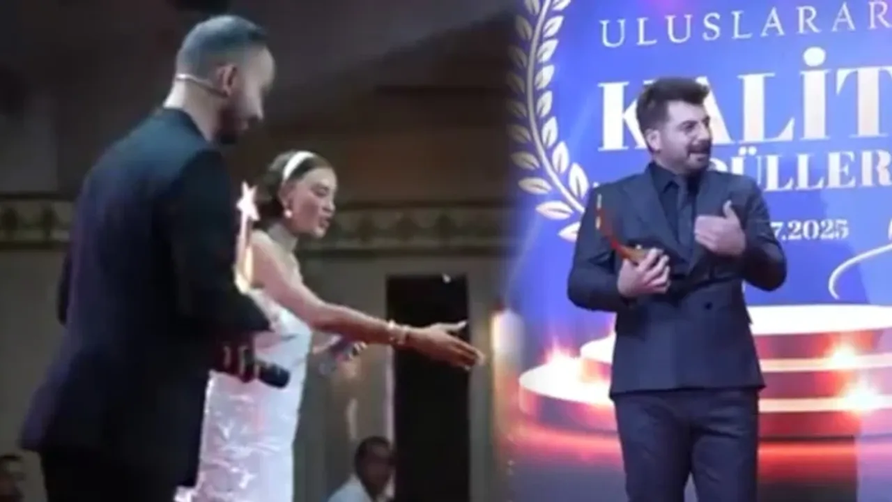 Ödül alırken Sahnede hayatının şokunu yaşadı: Özge Ulusoy dolandırıcılıkla suçlandı! 