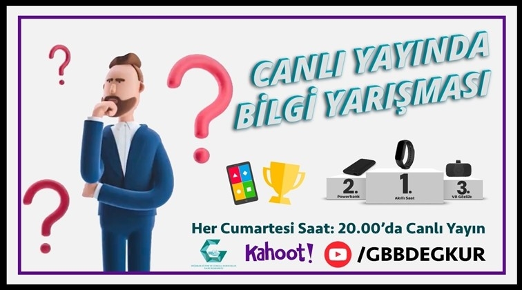 Ödüllü online bilgi yarışması...