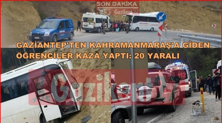 Öğrenci taşıyan otobüsün freni patladı: 20 yaralı