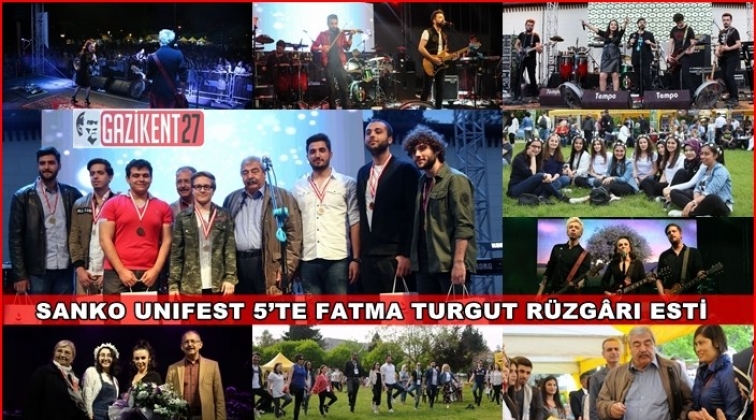 Öğrenciler SANKO Unifest5 ile stres attı