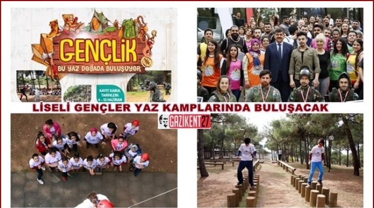 &Ouml;ğrenciler stresini Gen&ccedil;lik Kampı&rsquo;nda atacak