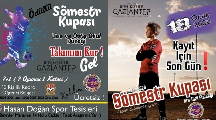 &Ouml;ğrencilere &ldquo;Ara Tatil Kupası&rdquo; d&uuml;zenlenecek