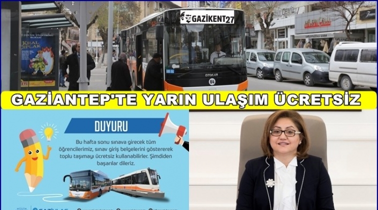 Öğrencilere otobüsler ve tramvaylar ücretsiz