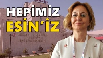 &Ouml;ğretim &uuml;yelerinden, Esin Davutoğlu&rsquo;na destek