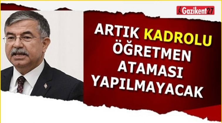 Öğretmen alımı artık sözleşmeli olacak