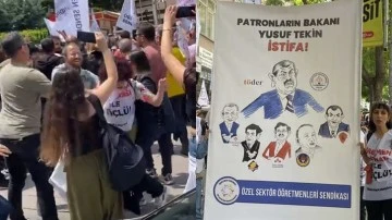 Öğretmenler, Bakan Yusuf Tekin’i istifaya davet etti!