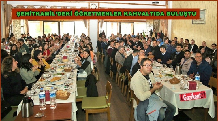 &Ouml;ğretmenler kahvaltıda bir araya geldi