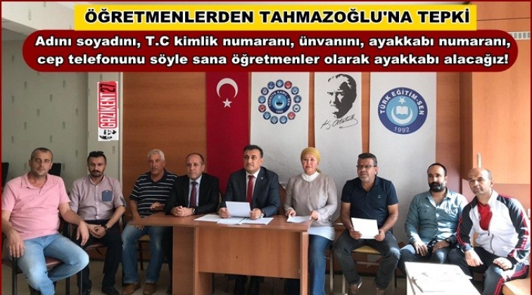 &Ouml;ğretmenlerden&nbsp;ayakkabı numarası tepkisi...
