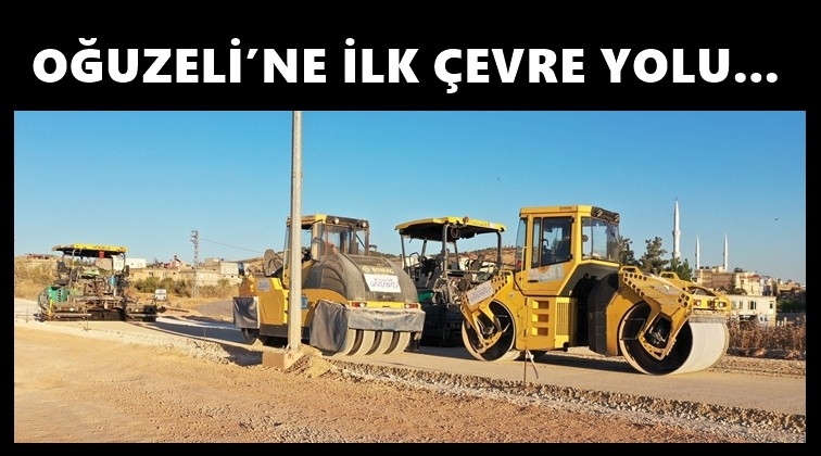 Oğuzeli&rsquo;nde ilk &ccedil;evre yolu...