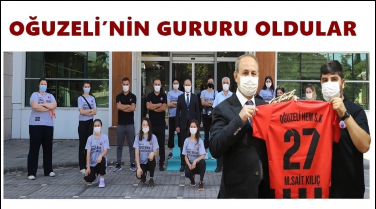 Oğuzeli'nin gururu oldular...