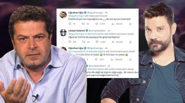 Oğuzhan Uğur ve C&uuml;neyt &Ouml;zdemir'in se&ccedil;im atışması