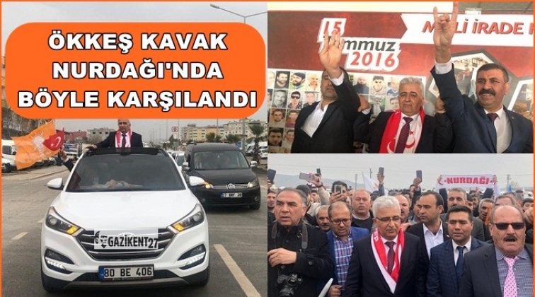 &Ouml;kkeş Kavak, binlerce vatandaş tarafından karşılandı