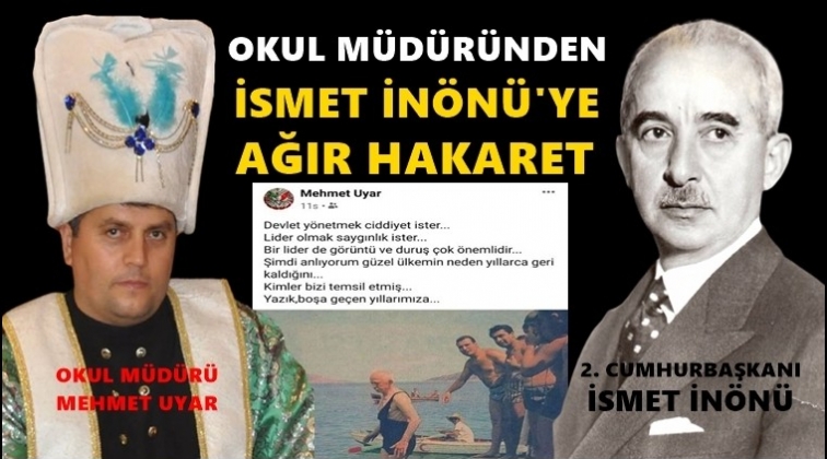 Okul m&uuml;d&uuml;r&uuml;nden skandal paylaşım!