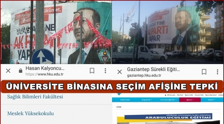 Okulda se&ccedil;im afişi gerginliği...