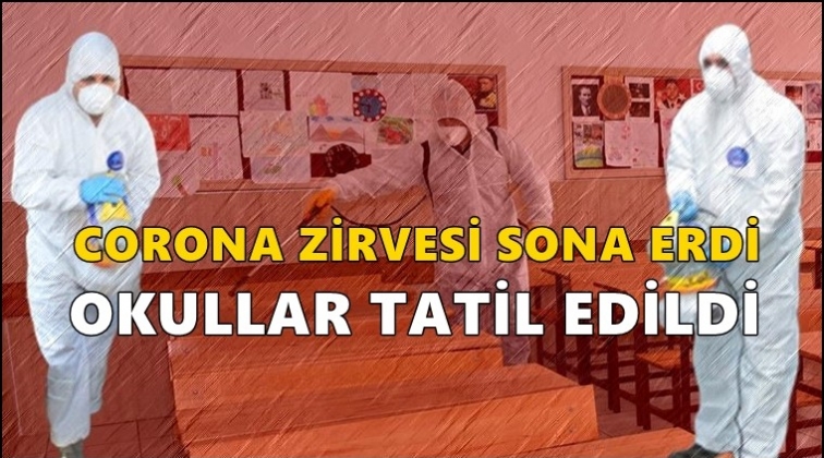Okullar tatil edildi!