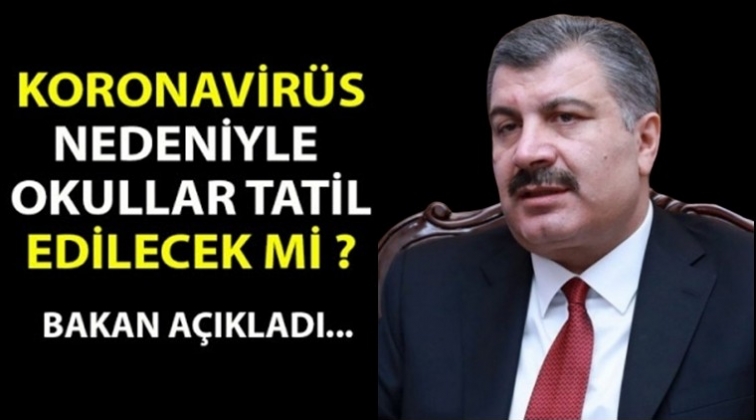 Okullar tatil edilecek mi?