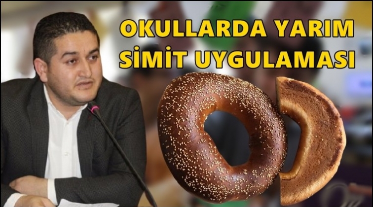 Okul kantininde yarım simit uygulaması başladı!