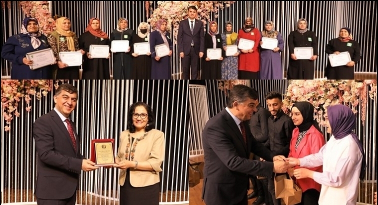 Okuma-yazma kursları yeni mezunlarını verdi