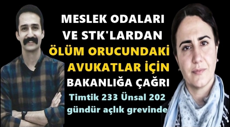 &Ouml;l&uuml;m orucundaki avukatlar i&ccedil;in &ccedil;ağrı