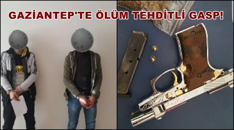 &Ouml;l&uuml;mle tehdit edip aracını gasp ettiler!