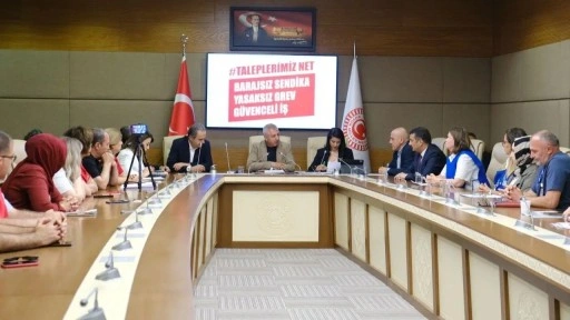 On bin işçi imza attı: 'Barajsız sendika, yasaksız grev' talebi Meclis'te