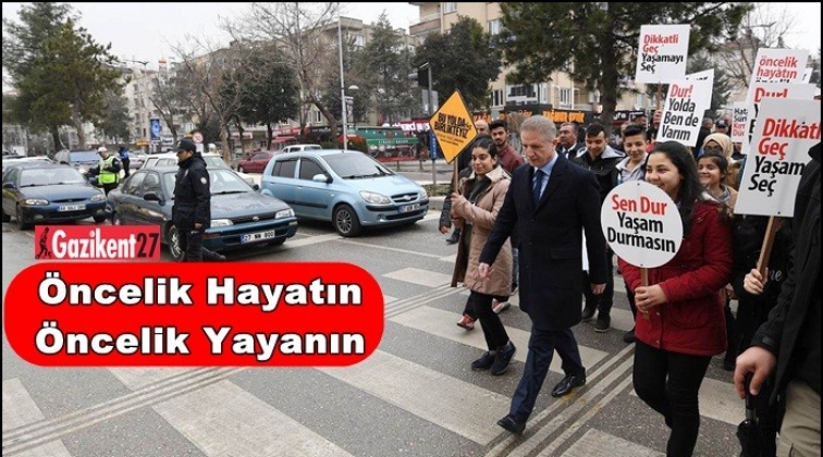 '&Ouml;ncelik Hayatın, &Ouml;ncelik Yayanın' kampanyası
