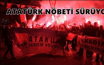 Onur Anıtı&rsquo;nda Atat&uuml;rk n&ouml;beti s&uuml;r&uuml;yor!