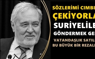 Ortaylı bu kez 'Suriyelileri g&ouml;ndermek lazım' dedi