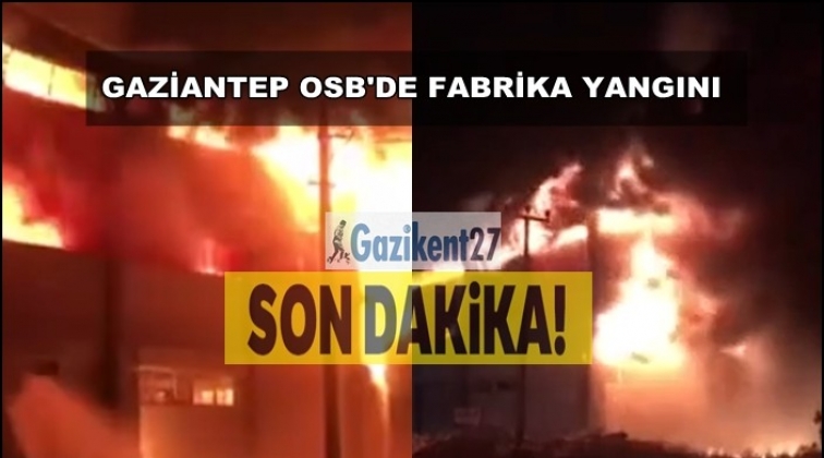 OSB'deki yangın 9 saatte söndürüldü... İşte o görüntüler