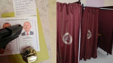 Oy kabinine silahla girdi, Kılı&ccedil;daroğlu'nu tehdit etti!