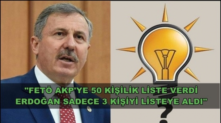 Özdağ: FETÖ, AKP’ye 50 kişilik liste verdi