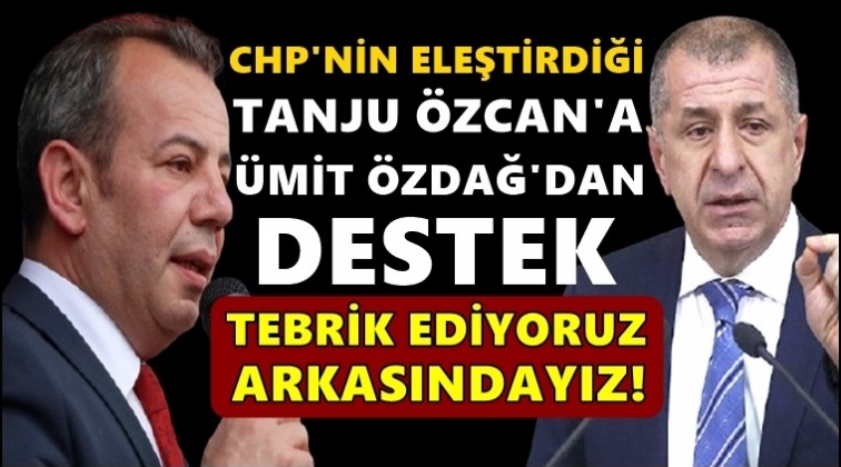 &Ouml;zdağ'dan Bolu Belediye Başkanı &Ouml;zcan'a destek!